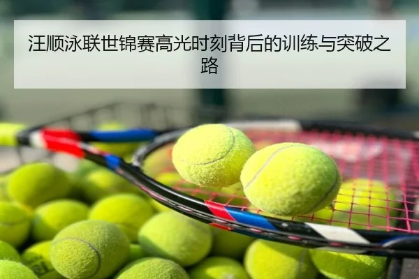 汪顺泳联世锦赛高光时刻背后的训练与突破之路